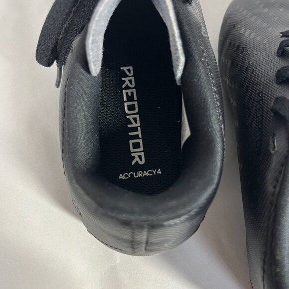ADIDAS PREDATOR Accuracy.4 Turf Soccer Cleats Shoes Kids Size 12K Black - Picture 4 of 12